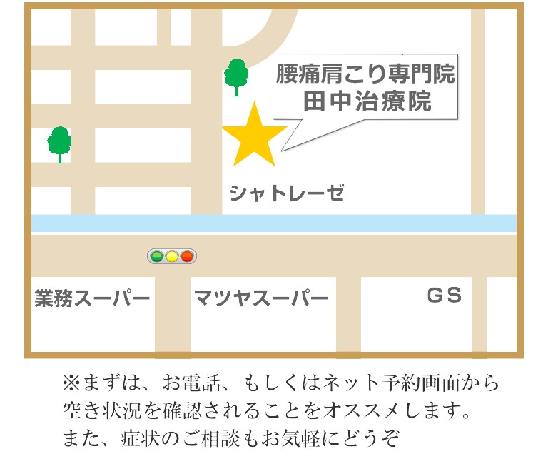 宇治市の田中治療院へのアクセス