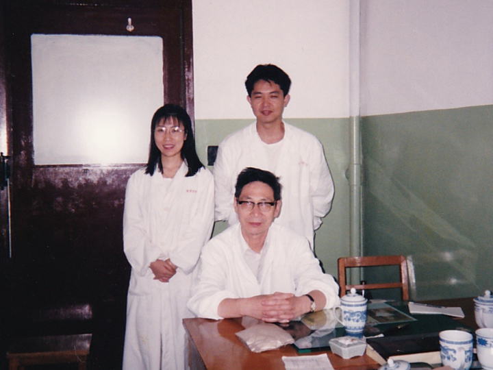 中国研修先での老師と