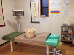 田中治療院 治療室はベッド３台